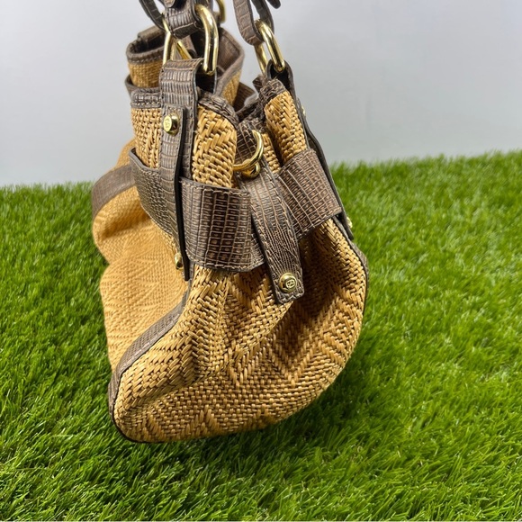 Francesco Biasia Shoulder bag Brown Brown Women’s Authentic - Picture 6 of 10